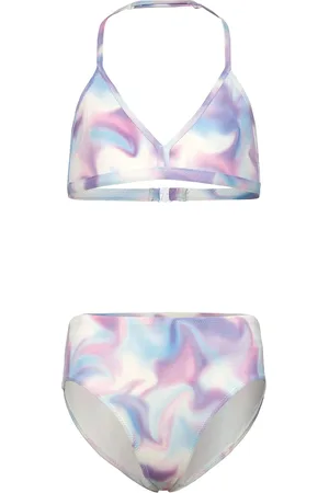 Lindex Bikini Triangle Aop Bikini Purple