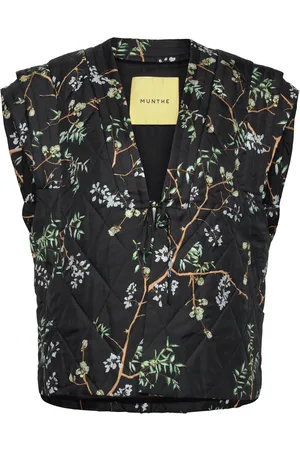 Munthe Omba Vests Quilted Vests Black