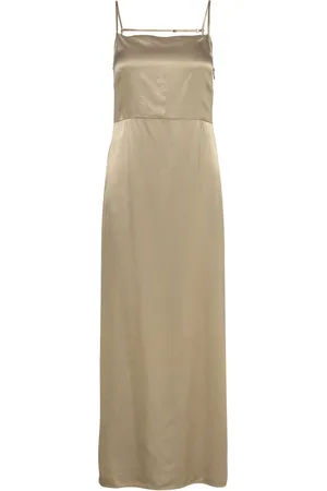Samsøe Samsøe Sasage Dress 14903 Knelang Kjole Gold