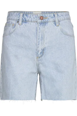 ABrand A Claudia Cut Off Bleached St Bottoms Shorts Denim Shorts Blue