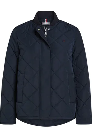 Tommy Hilfiger Lw Quilted Bomber Jacket Vattert Jakke Navy