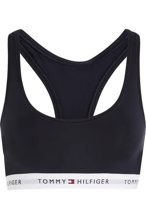 Tommy Hilfiger Unlined Bralette Lingerie Bras & Tops Soft Bras Tank Top Bras Navy