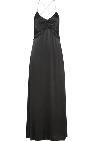 Karen by Simonsen Lajakb Dress Maxikjole Festkjole Black