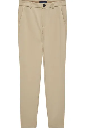ONLY Kobpete Pants Pnt Bottoms Chinos Beige