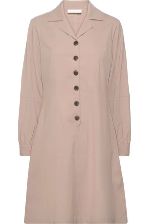 Karen by Simonsen Hertakb Dress Kort Kjole Brown