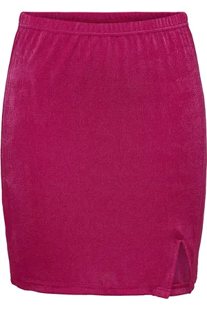 ONLY Onlassy Mini Slit Skirt Cs Jrs Kort Skjørt Pink