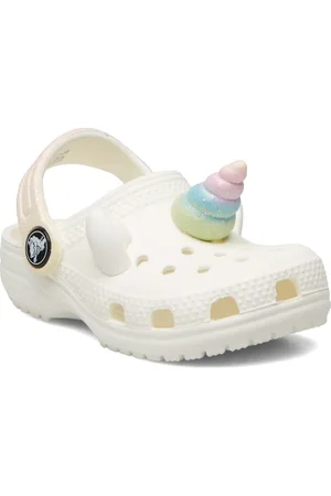 Crocs Classic Iam Rainbow Unicorncgt Shoes Clogs White