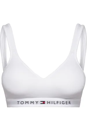 Tommy Hilfiger Bralette Lift Lingerie Bras & Tops Soft Bras Bralette White
