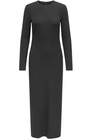 ONLY Onlemma L/S Dress Jrs Noos Maxikjole Festkjole Grey