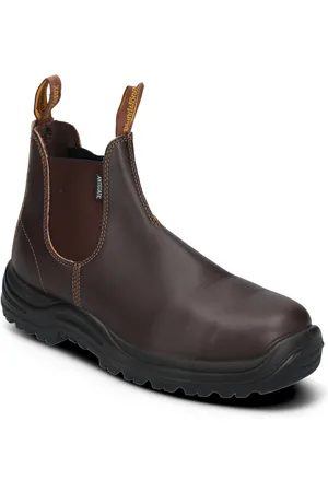 Blundstone Bl 122 Xtreme Safety Boot Støvletter Chelsea Boot Brown Blundst