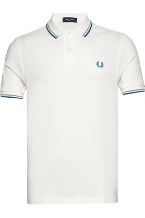 Fred Perry Twin Tipped Fp Shirt Tops Polos Short-sleeved White