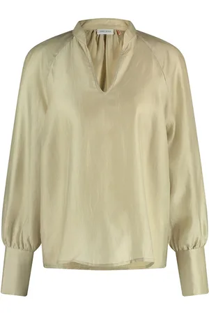 Gerry Weber Blouse 1/1 Sleeve Tops Blouses Long-sleeved Green