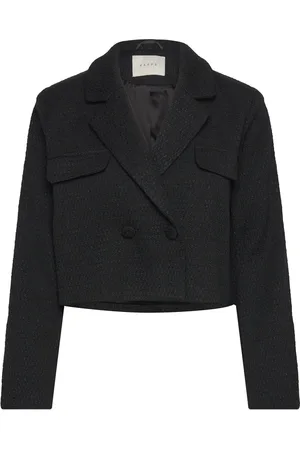 Kaffe Kanina Blazer Blazers Cropped Blazers Black