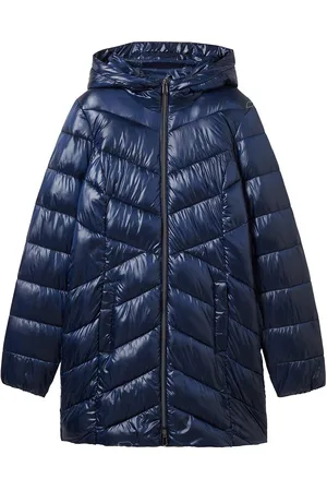 TOM TAILOR Hooded Lightweight Coat Fôret Jakke Navy