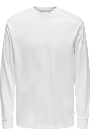 Only & Sons Onsfred Life Ls Tee Noos Tops T-shirts Long-sleeved White