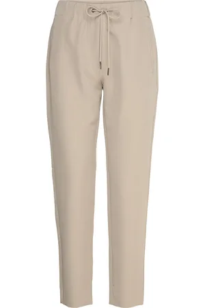 Bruuns Bazaar Rubysusbbliwa Pants Bottoms Trousers Straight Leg Beige