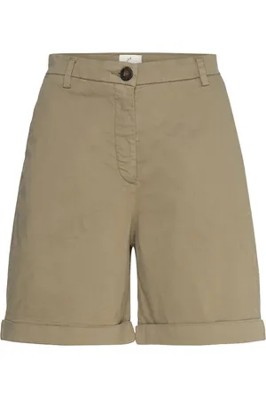 Fiveunits Emmafv Shorts Bottoms Shorts Chino Shorts Beige