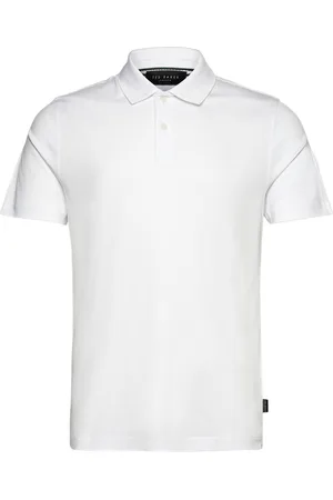 Ted Baker Zeiter Tops Polos Short-sleeved White