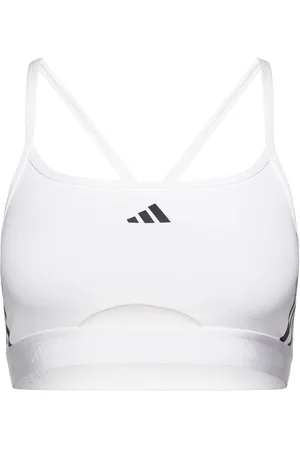 adidas Hyglm Bralette Sport Bras & Tops Soft Bras Bralette White