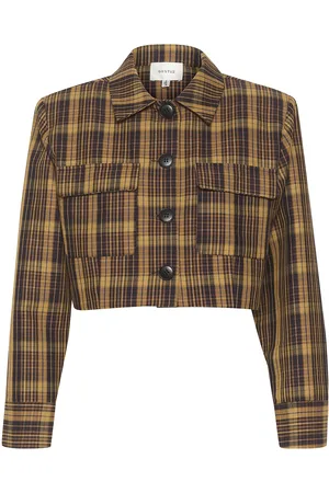 Gestuz Chikagz Blazer Blazers Cropped Blazers Brown