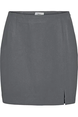 Object Objlisa Mw Mini Skirt Noos Kort Skjørt Grey