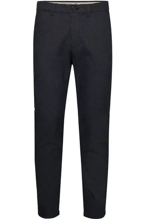 SELECTED Slh175-Slim Miles Hounds Pant Bottoms Trousers Chinos Navy