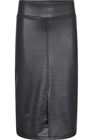 soyaconcept Sc-Haida Skirts Knee-length & Midi Skirts Black