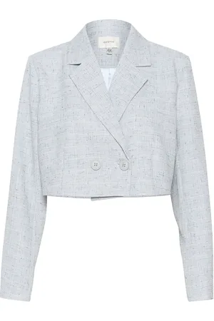Gestuz Gisellygz Blazer Blazers Cropped Blazers Grey