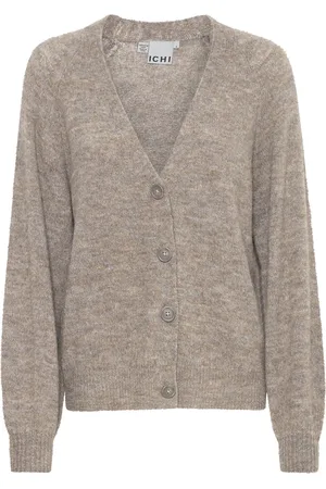 Ichi Ihkamara Ca3 Tops Knitwear Cardigans Grey