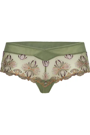 Chantelle Champs Elysees Shorty Lingerie Panties Brazilian Panties Green