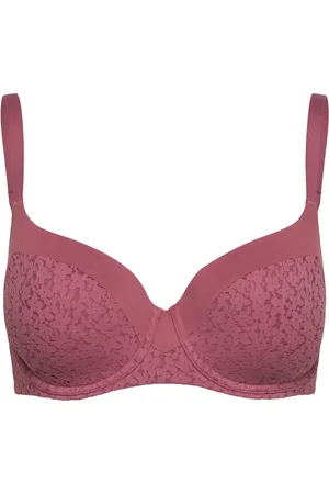 Chantelle Norah Covering T-Shirt Bra Designers Bras & Tops T-shirt Bras Red