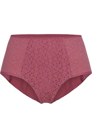 Chantelle Norah High Waisted Covering Brief Designers Panties High Waisted Panties Pink