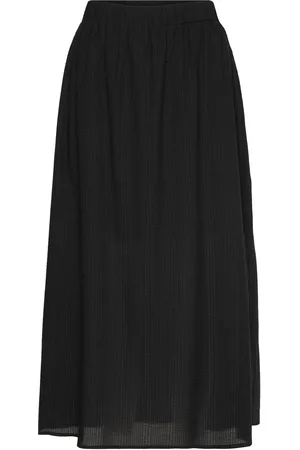 Part Two Germila Sk Skirts Knee-length & Midi Skirts Black