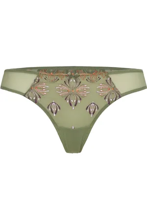 Chantelle Champs Elysées Tanga Stringtruse Undertøy Green