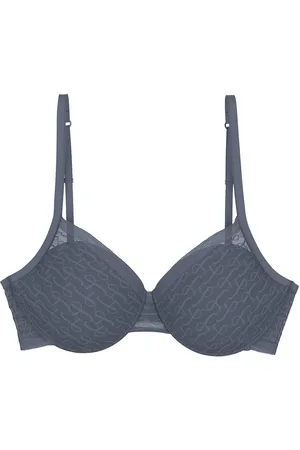 Triumph Signature Sheer Whp Ex Lingerie Bras & Tops Padded Bras Blue