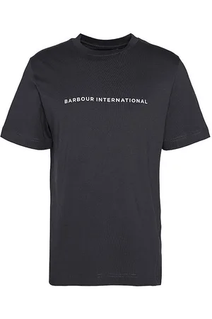 Barbour B.intl Motored T-Shirt Designers T-shirts Short-sleeved Black