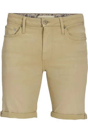 JACK & JONES Jjirick Jjevan Shorts Cj 977 Sn Bottoms Shorts Denim Beige Jack & J S