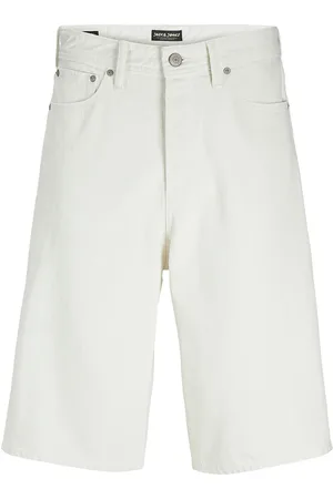 JACK & JONES Jjiron Jjoriginal Shorts Sq 410 Bottoms Shorts Denim White Jack & J S