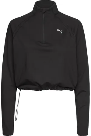 PUMA Run Cloudspun 1/4 Zip W Sport Sport Clothing Sport Outerwear Sport Jackets Sport Training Jackets Black