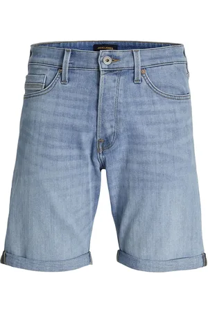 JACK & JONES Jjichris Jjwood Shorts Ge 515 Sn Bottoms Shorts Denim Blue Jack & J S