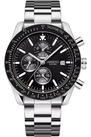 Dissing Chrono Accessories Watches Analog Watches Silver