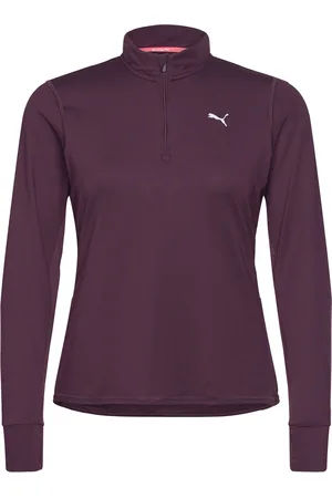 PUMA Run Favorite 1/4 Zip W Sport T-shirts & Tops Long-sleeved Purple