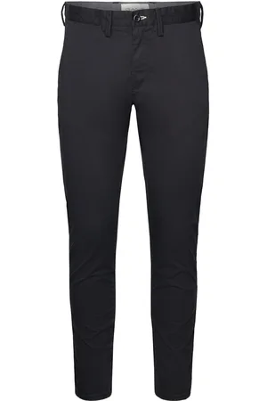 GANT Slim Twill Chinos Bottoms Trousers Chinos Black