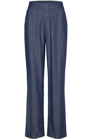 mbyM Nina-M Bottoms Trousers Flared Navy