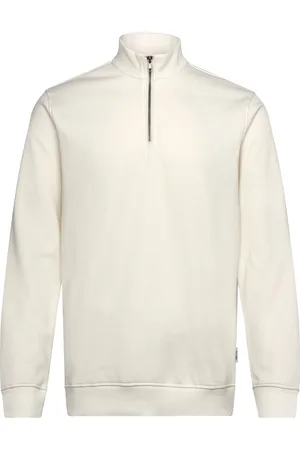 Only & Sons Onsconnor Reg 1/4 Zip Sweat Tops Sweat-shirts & Hoodies Sweat-shirts Cream