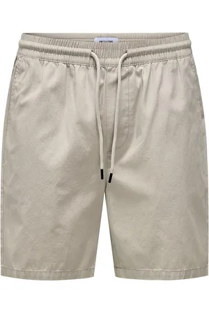 Only & Sons Onstel Life 0119 Shorts Noos Bottoms Shorts Chinos Shorts Beige
