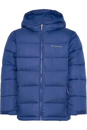 Columbia Pike Lake Ii Hooded Jacket Sport Jackets & Coats Puffer & Padded Blue