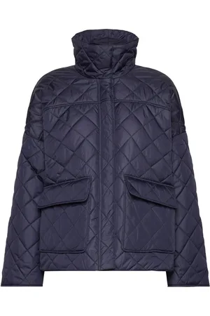 GANT Quilted Jacket Vattert Jakke Navy