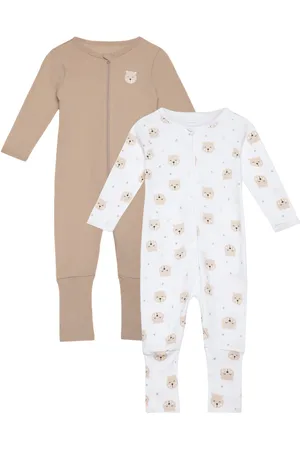 NAME IT Nbnnightsuit 2P Zip Ff Oxford Bear Noos Pyjamas Sie Jumpsuit Multi/patterned