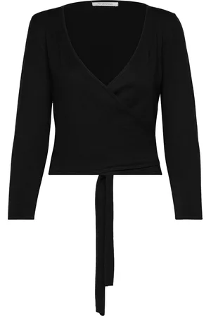 Andiata Jella Tops T-shirts & Tops Long-sleeved Black